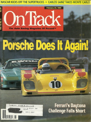 ON TRACK 1995 FEB 23 - WEEKLY RACING MAGAZINE